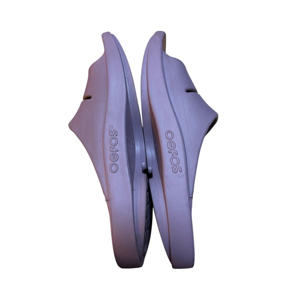 OOFOS OOahh Recovery Slides Mens M12 Purple purSport Sandal Slip On OOfoam main image 9